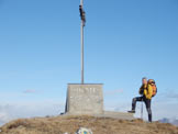 Via Normale Monte Cancervo - Il mio compagno in vetta