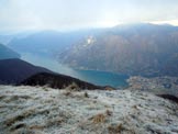 Via Normale Monte Calbiga - Il Lago di Lugano e a destra Porlezza, dalla vetta