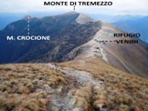 Via Normale Monte Calbiga - In discesa sulla cresta SE