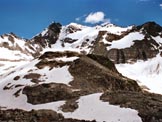 Via Normale Punta dArbola - dal Hohsandjoch - Il bellissimo versante NW, dallitinerario di salita