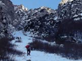 Via Normale Monte Zevola - Vajo dellAcqua - La parte iniziale del vajo.