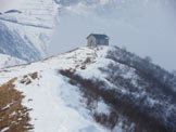 Via Normale Monte Sasna (invernale) - La Cappella al Passo Manina