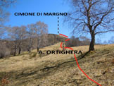 Via Normale Cimone di Margno - In salita