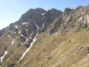 Via Normale Monte Alben da NE