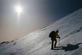 Via Normale Cima del Redentore - verso la fine del canale