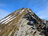 Via Normale Monte Rotondo - Cresta NE - Allinizio della facile cresta NE