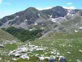 Via Normale Monte della Corte - Dalla Sella Orsara vista del Monte Ninna e il Marsicano