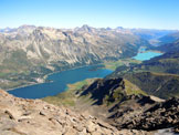 Via Normale Piz da la Margna - I laghi dellAlta Engadina, dalla vetta