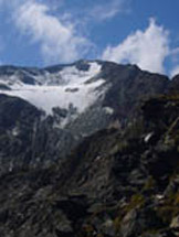 Via Normale Orecchia di lepre - La cima vista dal Wintersattel