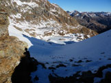 Via Normale Monte Triomen - Valle di Ponteranica e i laghi ghiacciati