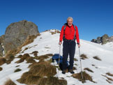 Via Normale Monte Triomen - Di ritorno dalla cima Triomen