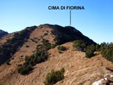 Via Normale Cima di Fiorina - Sulla facile cresta NE