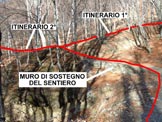 Via Normale Sasso Rosso - VN svizzera - A Trevach, dove si separano i 2 itinerari