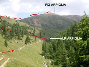 Via Normale Piz Arpiglia