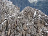 Via Normale Cresta Strenta - Tratto di cresta sotto la cima provenendo dal Piz da Lech Dlac