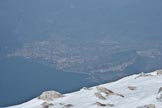 Via Normale Monte Altissimo di Nago - Il lago di Garda dal pianoro sommitale