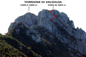 Via Normale Torrione di Valsolda