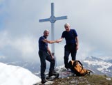 Via Normale Monte Secco - I miei compagni in vetta