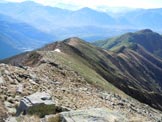 Via Normale Monte Gradiccioli - Cresta SE - La cresta SE, dai pressi della vetta