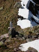 Via Normale Monte Pietra Quadra - La Madonnina sotto la cima