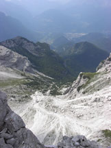 Via Normale Cresta Sud di S. Sebastiano - Verso il Van di Caleda