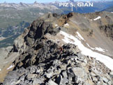 Via Normale Piz Surlej  Piz Mezdi - In discesa dalla (q. 3185 m)