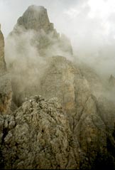 Via Normale Cima Cadin de la Neve - Il versante occidentale della Cima Cadin de la Neve