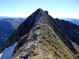 Via Normale Monte Torena - Versante N - Sulla cresta NW