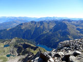 Via Normale Monte Torena - Versante N - I 2 laghi di Torena e quello di Belviso, dalla vetta