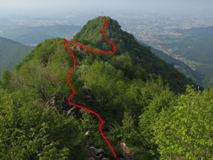 Via Normale Monte Podona
