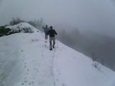 Via Normale Monte Podona - Scendendo a Salmezza