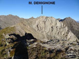 Via Normale Monte Demignone - Sulla cresta finale