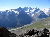 Via Normale Munt Arlas - Il Gruppo del Bernina, dalla vetta