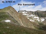 Via Normale Piz Sarsuret - Sulla cresta sopra il Munt Barlas-ch