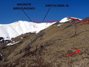 Via Normale Monte Bregagno - dal Dosso di Naro