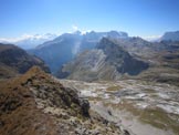 Via Normale Col da la Son - Dalla vetta verso il Sella