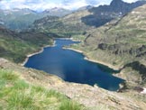 Via Normale Cima Giovanni Paolo II - I laghi Gemelli dalla cima