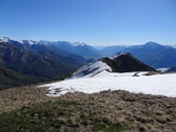 Via Normale Motto di Paraone - Panorama di vetta, verso E