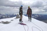 Via Normale Monte La Banca - Sulla cima