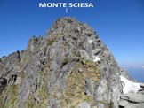 Via Normale Monte Sciesa - Allinizio della cresta E