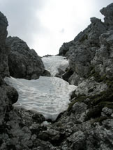 Via Normale Cima Piccola della Scala - Canalone