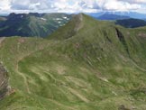 Via Normale Monte Molter - Il Moner Molter visto dal Dosso Pozzarotonda