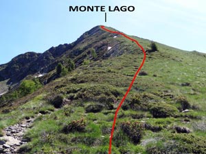 Via Normale Monte Lago - dal Rif. Alpe Lago