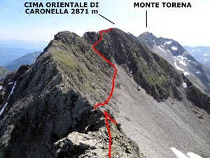 Via Normale Cime di Caronella