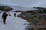 Via Normale Gran Paradiso - Inizio del ghiacciaio