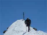 Via Normale Strahlhorn - La crestina sommitale