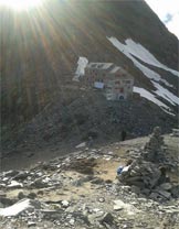 Via Normale Strahlhorn - La Britanniahutte dal Klein Allalinhorn