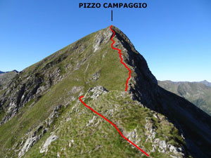 Via Normale Pizzo Campaggio