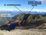 Via Normale Monte Masoni - Versante NE - Panorama di vetta, verso N