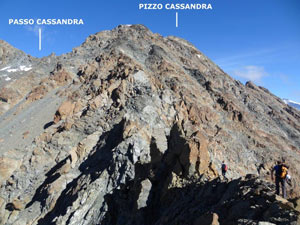 Via Normale Pizzo Cassandra - Cresta Sud